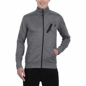 NWT Spyder Active Men’s Grey Full Zip Jacket Size L